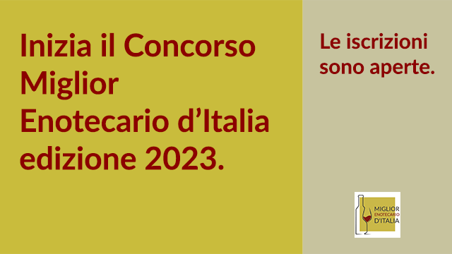 Concorso Miglior Enotecario d'Italia 2023